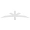 Ekena Millwork Alberta Architectural Grade PVC Gable Bracket, 72"W x 18"H x 4"D x 4"F, 6/12 Pitch GBP072X18X0404ALB00 - alternate 3